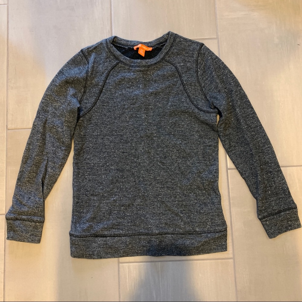 Joe Fresh Dark Heather Grey Crewneck Sweatshirt